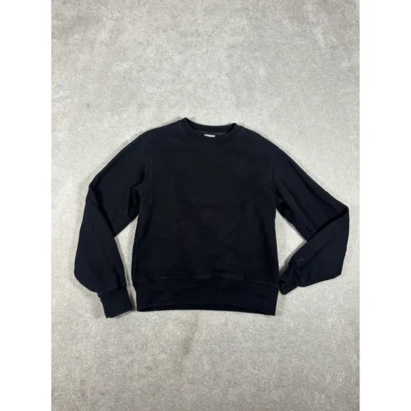 Aritzia TNA women's cozy fleece sweatshirt size XXS‎ Black - Image 4