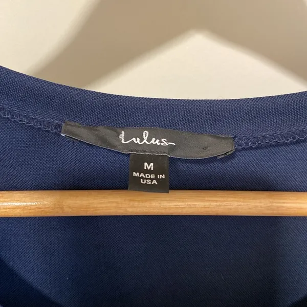 Lulus Like Minded Slate Blue Bodycon Dress Size M Classic Glam - Image 3