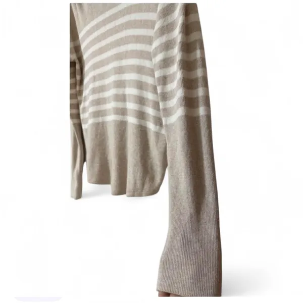 GAP Striped Button-Shoulder Sweater, Size Small - Image 7