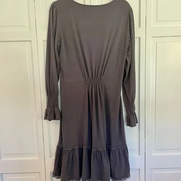 Venus smocked neckline long sleeve midi dress - Image 7