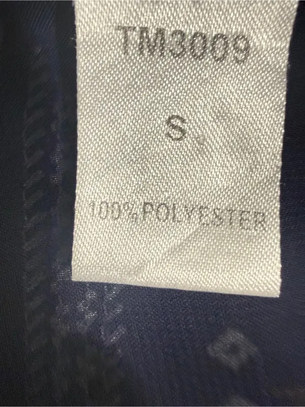 THML Navy Dress with White Embroidered Trim - Image 7
