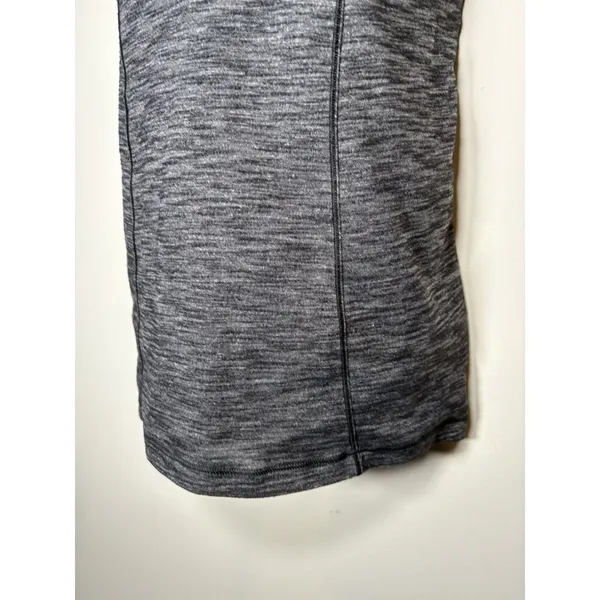 LULULEMON Size 4 Athletica Tank Top Heathered Gray Activewear‎ Gym Yoga Pilates - Image 3