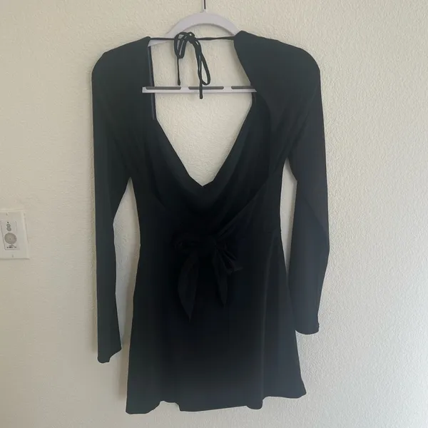 Tiger Mist | Joslin Long Sleeve Mini Dress Slit - Image 7
