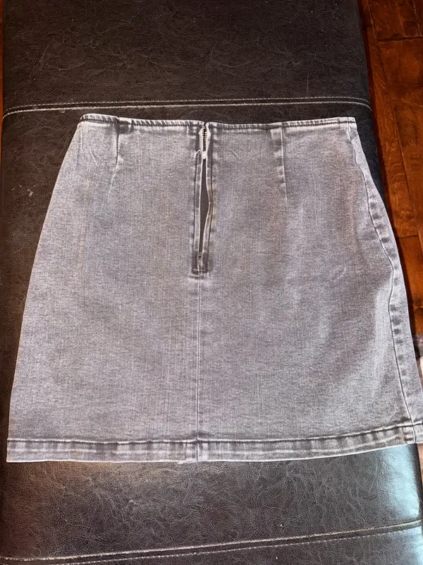 Wild Fable Faded Black Denim Skirt - Image 2