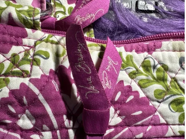 Vera Bradley Julep Tulip 100% Cotton Crossbody Hobo Sachel bag purse - Image 4