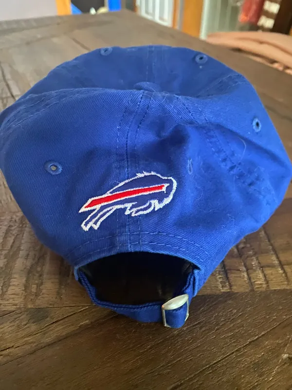 NWT New Era Royal Blue Buffalo Bills Cap Multicolor Holiday Lights - Image 3