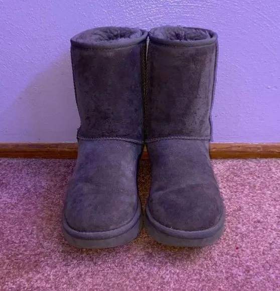 UGG Grey Classic Short s - Image 4