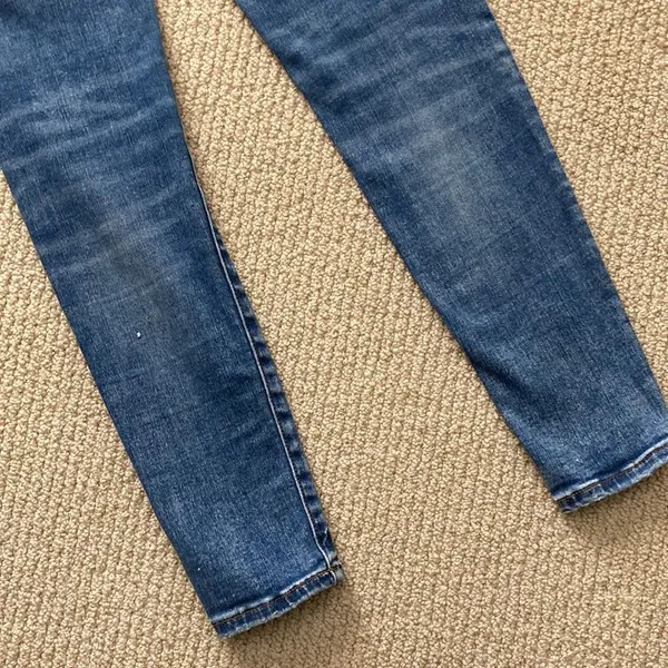 American Eagle Hi-Rise Jegging Jeans Size 2 Short Medium Wash Slim Fit VEUC - Image 12