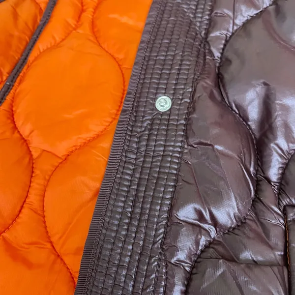 Mango MNG Anorak 012Melon Water Repellent Quilted Jacket Burgundy XXL NEW NWT - Image 10