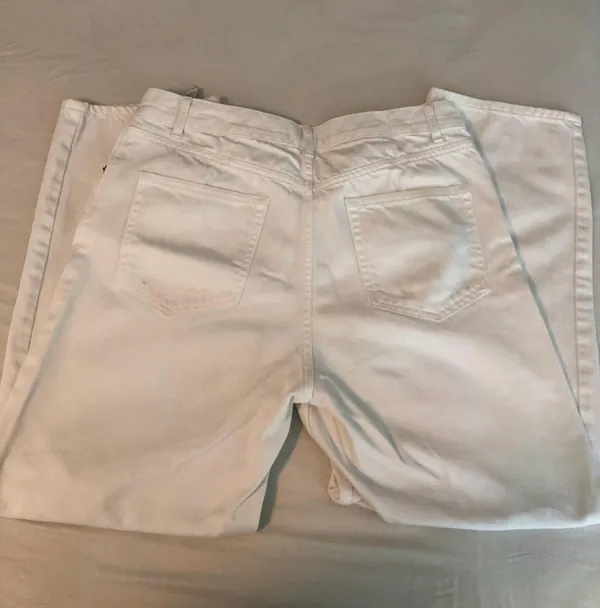 Zara White Denim Jeans - Image 2