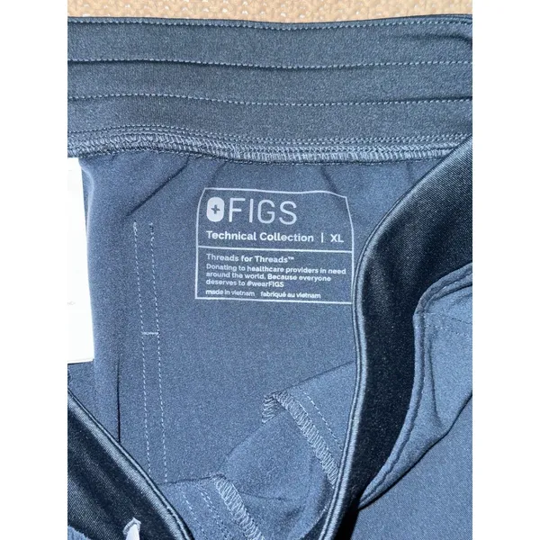 Figs Women's Zamora Teal Skinny Jogger Scrub Pants Size X-Large‎ - Image 4