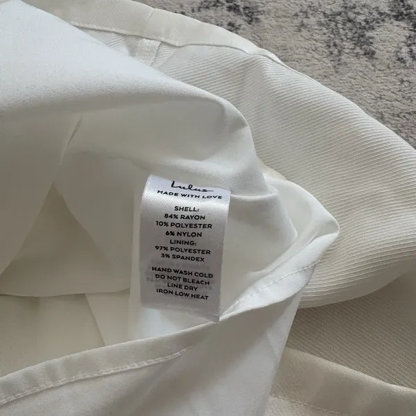 Lulus Sophisticated Selection White Sleeveless Backless Mini Dress Size Small - Image 10