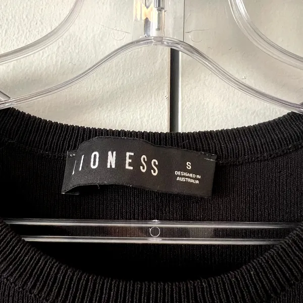 Lioness Military Minds Mini Dress size S Black Lace up - Image 5