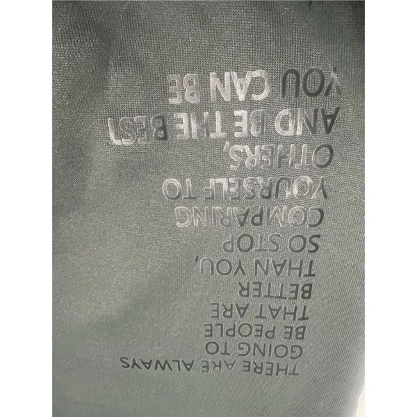 No Brand Womans inspirational green sweatshirt Sz XL NWOT - Image 3