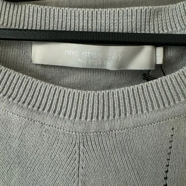 Revolve one grey day peplum grey viscose top‎ NWT - Image 7