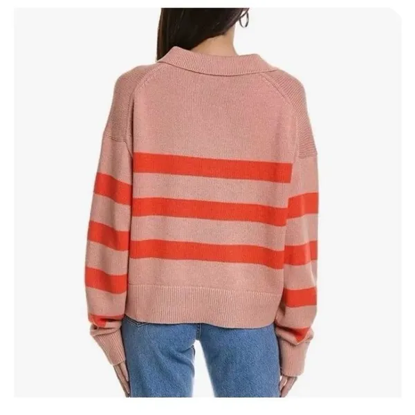 Velvet striped collared sweater - Image 5