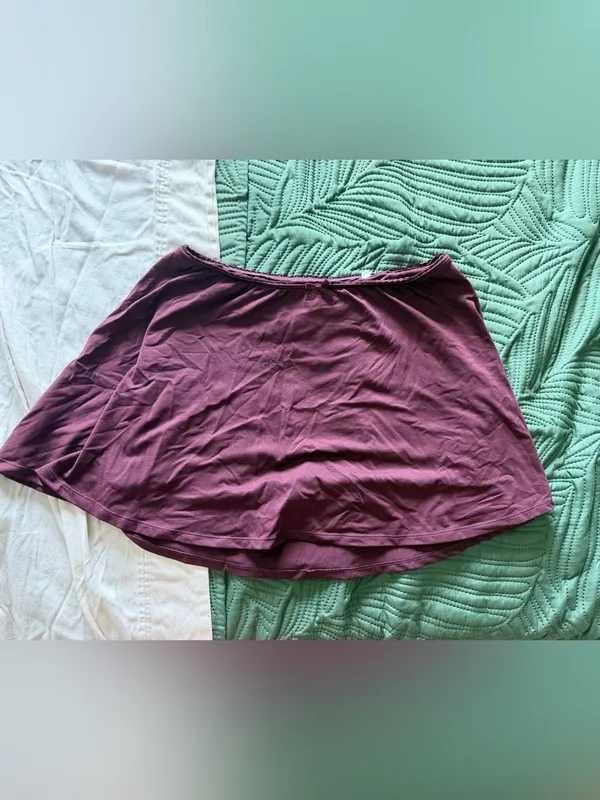 Wild Fable Maroon Skort - Image 2