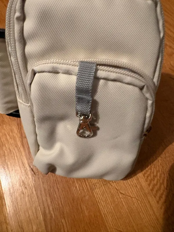 Compact Cream Mini Belt Bag for Women - Image 8