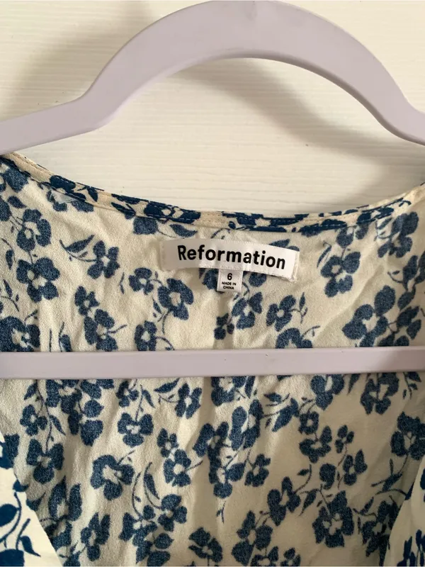 Reformation floral mini dress - Image 2