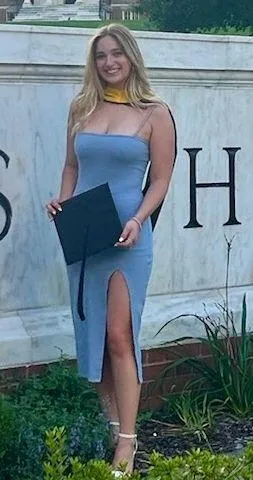Blue Bodycon Midi Dress - Image 5