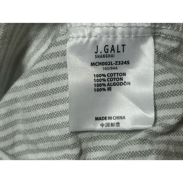 John Galt California (Brandy Melville) OS 100% Cotton Striped Drawstring Pants - Image 4