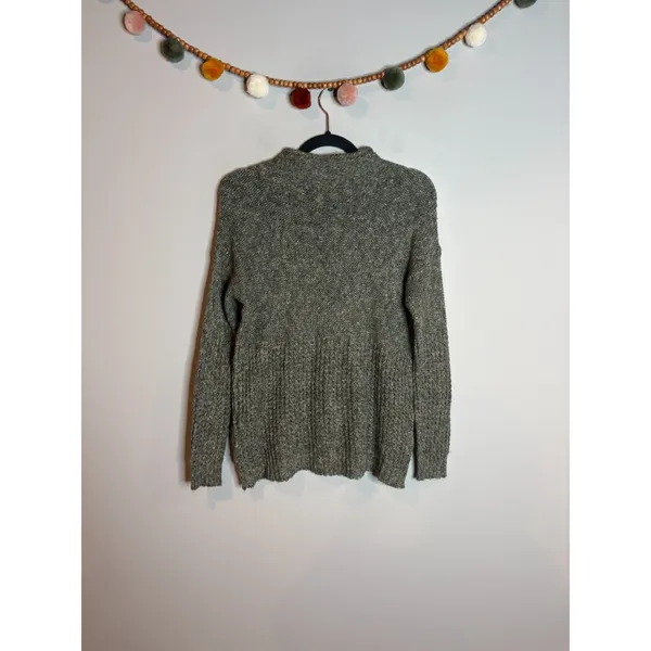 American Eagle grey green marled sweater - Image 2