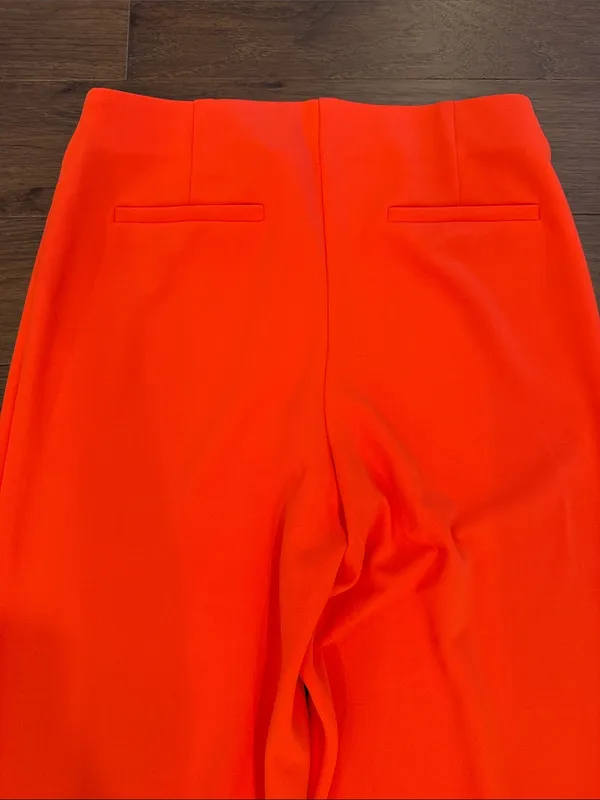 Loft Orange Wide Leg Pull On Pangs Size Medium - C67-058 - Image 6