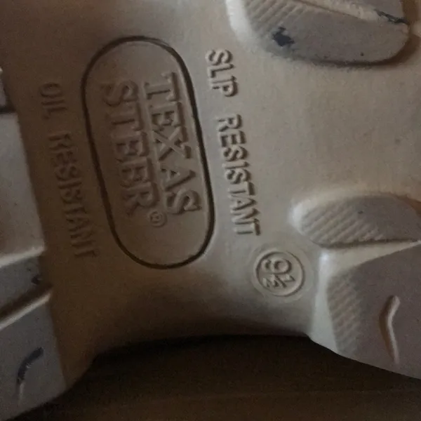 Steel toe shoes Tan Size 9.5 - Image 5