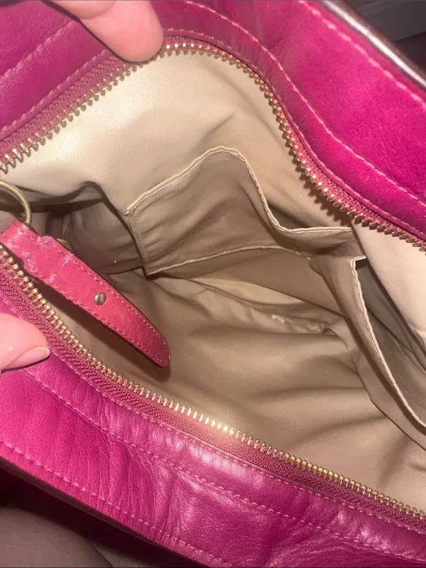 Coach Colette Hobo Bag Vibrant Pink Gold Hardware - Image 8