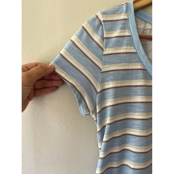 a:Glow‎ Maternity Sz M Pullover V Neck Stretch Tee Shirt Blouse - Image 6