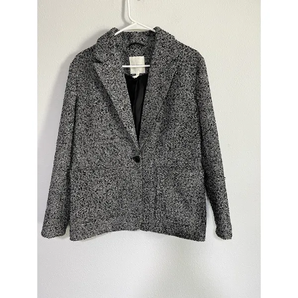 Anthropology Avec Les Filles Women's Tweed Jacket Size S - Image 3