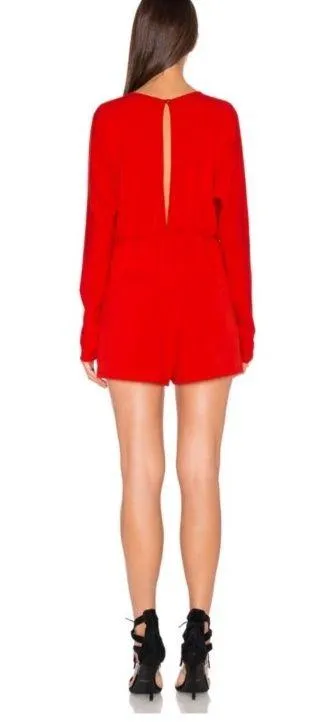 Motel Rocks Revolve Red Hot Romper NEW - Image 2