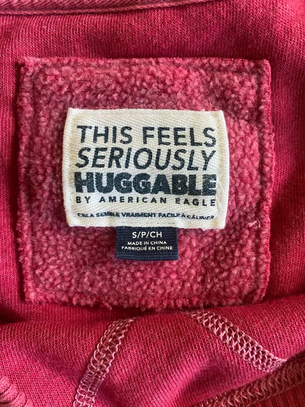 Aerie Red American Eagle sweatshirt - Image 3