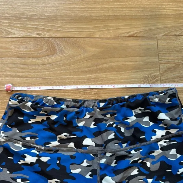 90 degrees by reflex blue camo athletic shorts size‎ medium Blue - Image 3