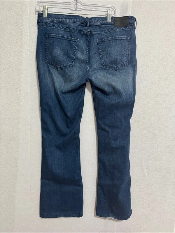 True Religion Becca MidRise Midnight Blue Bootcut Jeans - Image 2