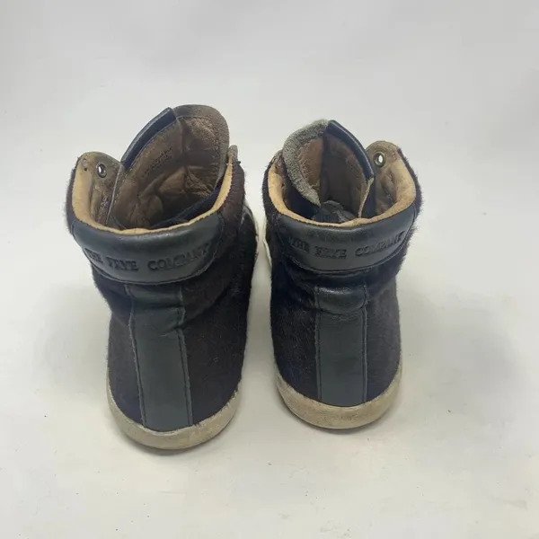 Frye Dylan Calf Hair High‎ Top Sneakers Black Size US 6.5 - Image 7
