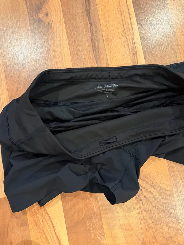 Black Women's High-Waist Performance Shorts - Image 16