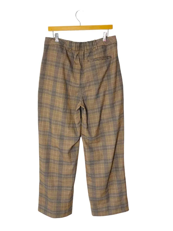 OLD NAVY Plaid Taylor Wide Leg Trousers - Image 4
