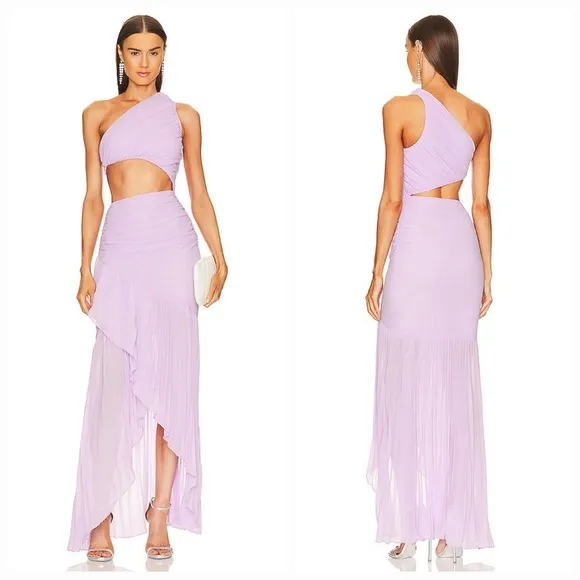 Michael Costello x REVOLVE Britney Gown in Lilac - Image 2