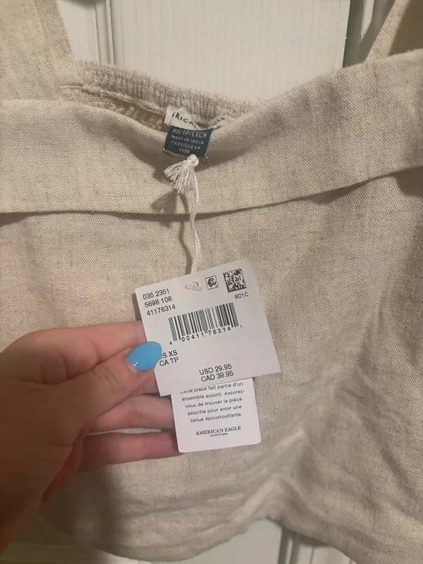 American eagle linen top - Image 3