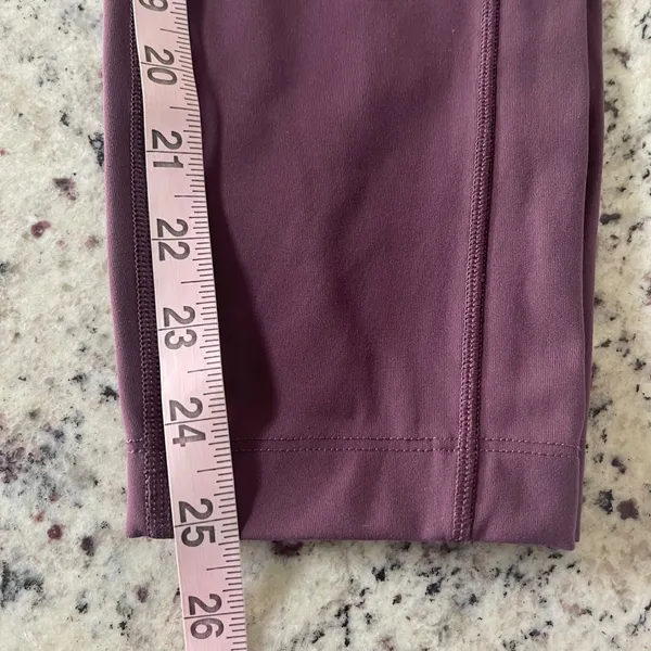 Lululemon Speed Up Tight 25 Womens 8 Purple Running Leggings Luxtreme Pockets - Image 9