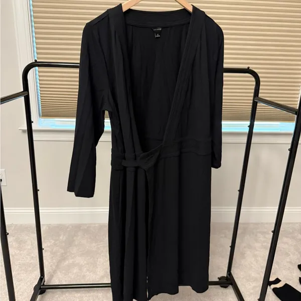 Ann Taylor Black Midi Dress - Image 2