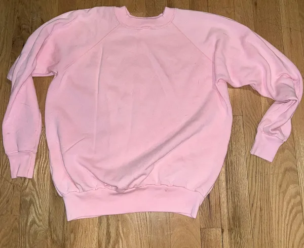 Creations Vintage Baby Pink Grandma Embroidered Crew Neck + 🆓🎁 - Image 4