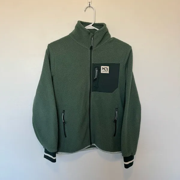 Kari Traa Rothe Midlayer Fleece Jacket XS Green - Image 2