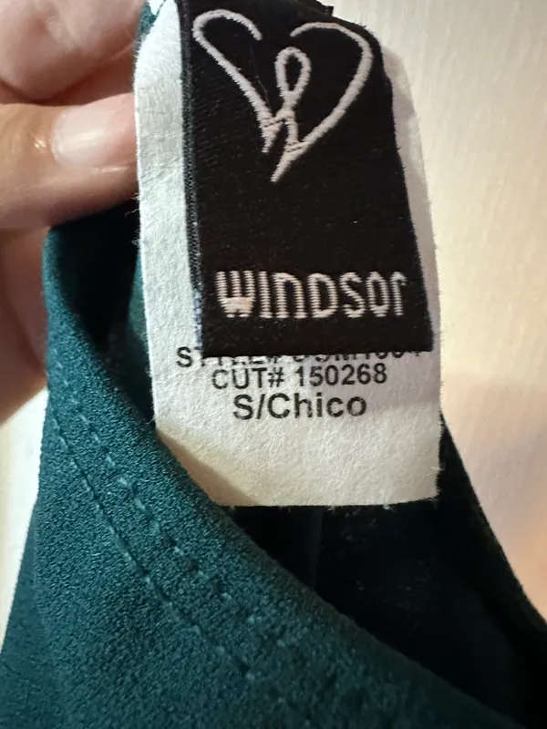 Windsor Green Midi Dress - Image 3