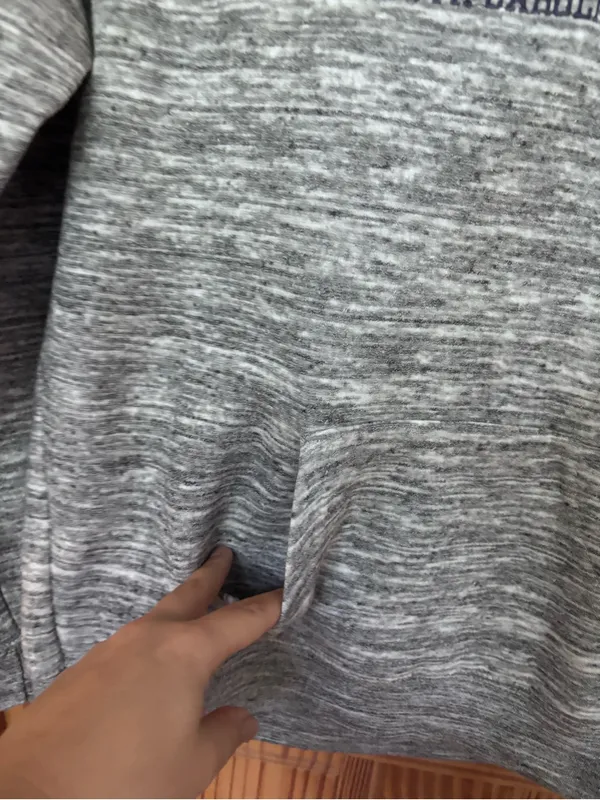 Myrtle Beach Heathered Grey Pullover Hoodie Gray Size L - Image 4