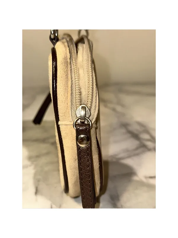 RARE Ugg MINI Handbag Shoulder Bag Purse 8x5x1" Suede Shearling Pouch MINTcond. - Image 5