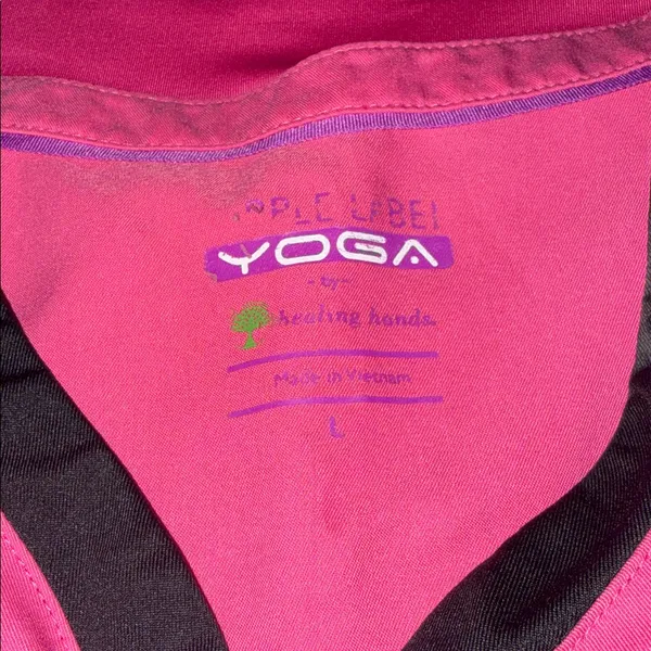 Pink Purple Label Yoga by Healing Hands Scrub Set - Image 4