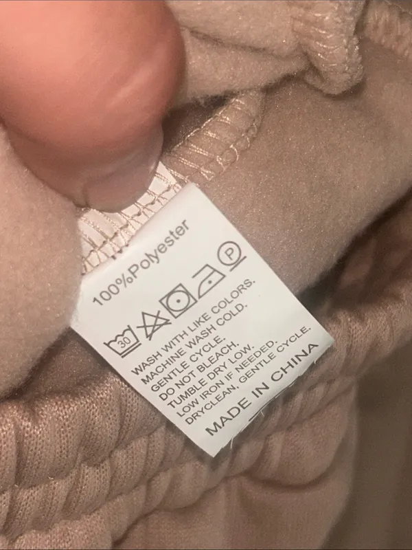 Amazon Women’s Beige Cozy Elastic-Waist Sweatpants NEW size Medium - Image 3