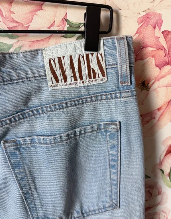 MOTHER SNACKS The Fun Dip Puddle Slice jeans Sz 6/28 - Image 6